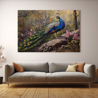Peacock Acrylic Painting